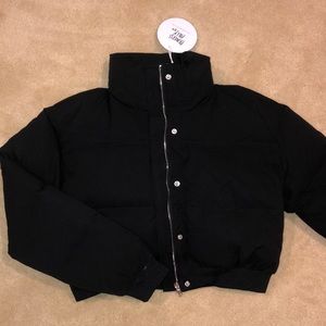 Cropped Princess Polly Puffer Jacket